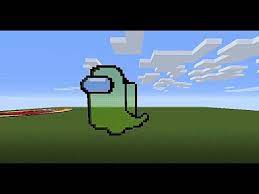 Minecraft Pixel Art Among Us Ghost Youtube This was a bit rushed so it's not the best, sorry. minecraft pixel art among us ghost