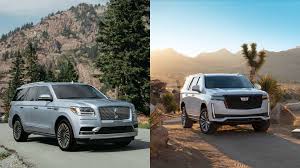 2021 Cadillac Escalade Vs 2020 Lincoln Navigator How The Full Size Suvs Compare