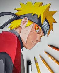 Naruto Sage Mode In 2020 Naruto Uzumaki Art Anime Character Drawing Naruto Sketch