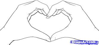 How To Draw Heart Hands Step By Step Symbols Pop Culture Free Heart Drawing Heart Hands Drawing How To Draw Hands