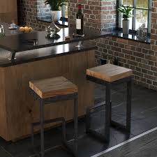 Von bars und restaurants hat der tresen den sprung in die privaten küchen geschafft. Greenhaus Balken Barhocker Balkeneiche Auf Schwarzstahl Hocker Tresen Bar Avocadostore