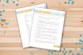 You can either do this individually or in teams of 2 or 3 people. Free Printable Baby Shower Games