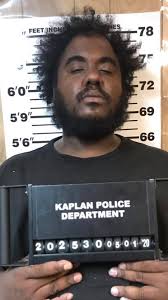 On the evening of 5/1/2020, officers with the Kaplan Police Department were  working criminal patrol around the City Of Kaplan. Officers, while  traveling south