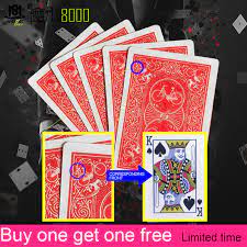 Novelty playing cards from around the world come in a variety of sizes and have an assortment of shapes. Secret Marked Poker Cards See Through Playing Cards Magic Toys Simple But Unexpected Magic Tricks Magic Poker Magic Props Buy On Magic Tricks Aliexpress