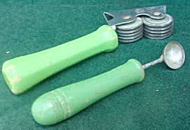 This sturdy plastic garbage bag holder hangs on any wall and makes your life easier. Pr Old Green Wood Handle Kitchen Utensils Kitchen Collectibles At Antique Junction