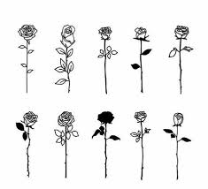 51 Ideas Tattoo Rose Drawing Tatoo For 2019 Simple Rose Tattoo Rose Drawing Tattoo Rose Tattoo Design