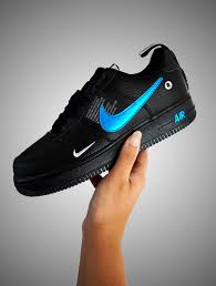 Dresses, boots, tops, sweaters, outerwear, jackets, sandals Black And Neon Blue Air Force 1 Buy Clothes Shoes Online