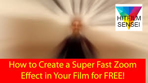 How To Create A Super Fast Zoom Effect Using Hitfilm For Free Youtube