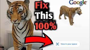 Click the button and you're well on your way to bringing a tiger. Google Animals 3d View Not Working Tiger 3d View In Your Space Not Showing Problem Solve Youtube