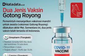 Vaksin adalah salah satu temuan berharga dunia sains. Dua Jenis Vaksin Gotong Royong Infografik Katadata Co Id