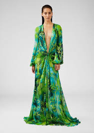 Versace Jungle Print Dress For Women Us Online Store In 2020 Dresses Print Dress Jungle Dress