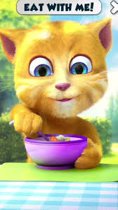 Ginger Eating Cereal