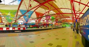 The platform level for the station, located on the topmost floor. Rizal Hakimm The New Colorful Bukit Jalil Lrt Station Facebook