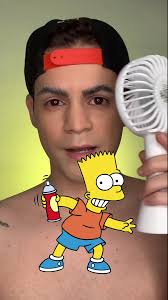 Bart Simpson with A Ski Mask