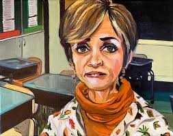 In A Year Of Social Distancing, Veteran Playwright-Actor Ryan Landry Turns  To The Canvas