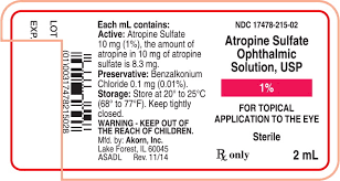 Check spelling or type a new query. Buy Atropine Atropine Sulfate 10 Mg Ml Akorn Inc