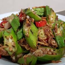 Olahan daging sapi masak daging sapi bahan: Okra Masak Terasi N Teri Medan Rasa Indonesia By Kenio Facebook