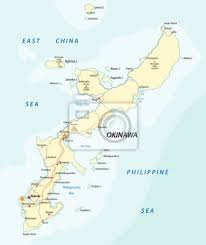 ** napisz wiadomość, dla kolorów. Fototapeta Szczegolowa Wektorowa Mapa Drogowa Japonska Wyspa Okinawa Japonia Na Wymiar Redro Pl