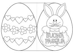 Biglietto Buona Pasqua A Forma Di Uovo Da Ritagliare E Colorare Idee Pasquali Biglietti Di Auguri Pasqua