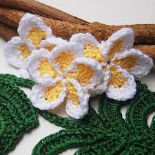 Ombre två färger ser kärlek till prom #prom naglar #formalapproach. Flower Pattern For Frangipani Hawaiian Plumeria Flower Crochet Pattern Crochet Plumeria Flower Home Hobby Craft Supplies Tools