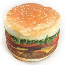 Hamburger Bean Bag Chair By Wow Works Bean Bag Food Bean Bag Chair