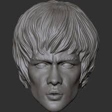 STL file Bruce Lee head for action figures 🐉 (OBJ)・3D printable design to  download・Cults