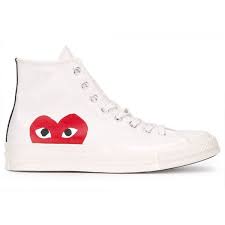 Comme Des Garcons Play X Converse Chuck Taylor Multi Heart 1970s Hi Comme Des Garcons Play Comme Des Garcon Play X Converse Chuck Taylor 140 Liked On Polyvore Featuring Shoes Sneake Converse Sneakers High Top Sneakers