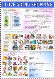 I love shopping ⭐ , russia, perm, gleba uspenskogo street, 4: I Love Going Shopping Esl Worksheet By Katiana