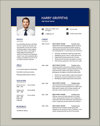 Download one of these free microsoft word resume templates. High School Teacher Resume Template Example Sample Teaching College Pupils Learning Jobs Cv