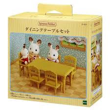 Sylvanian Families Dining Table Set Epoch Ka 421new Model Calico Critters Sylvanianfamilies Sylvanian Families Family Dining Table Baby Furniture Sets