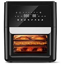 Enklov Power Air Fryer Oven With Rotisserie 13 Quart Xl With 41 Recipes Full Circle Heated Cyclonic In 2020 Pressure Oven Oven Oven Cleaning Easy