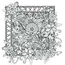 Intricate ornaments of flowers, leaves and fruits, ornate patterns and many small details create a wide scope for creativity and give an opportunity to try any color solutions. Printable Floral Coloring Pages For Adults Masduranisaqase
