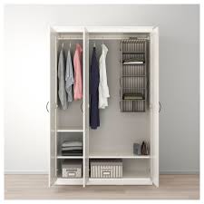 Songesand Wardrobe White 471 8x235 8x751 4 120x60x191 Cm Ikea Ikea Closet Storage Standing Closet Free Standing Closet