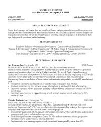 Resume Sample 8 Hr Manager Resume Career Resumes