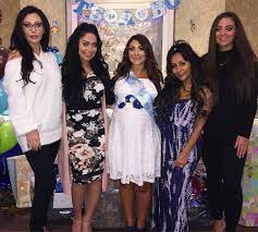 Photos courtesy of deena cortese/instagram the mom of two was dressed to impress for a date night with her man, 31, on valentine ' s day, february 14. Sammi Sweetheart Giancola Reunites With Jersey Shore Cast For Deena Cortese S Baby Shower Shore Outfits Deena Jersey Shore Jersey Shore Outfits