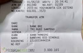 Teller akan memproses transaksi pembayaran dan calon mahasiswa diberi bukti untuk teller input nomor tagihan dan jika sudah sesuai, teller memperoses transaksi pembayaran. Bukti Transfer Bri 2021 Atm Brimo Mobile Sms Prosesbayar