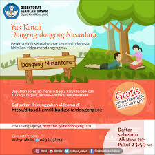 We did not find results for: Sayembara Dongeng Nusantara Jenjang Sd Tingkat Nasional 2021 Info Dunia Edukasi
