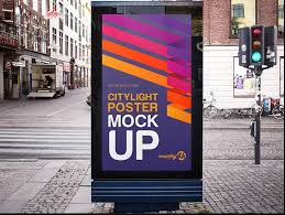 The mockup presents a clean street scene with a poster on the wall. 15 Free Outdoor Poster Mockup Psd Download Graphic Cloud