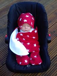 Car Seat Cosy Wrap Swaddle Blanket Baby Red And By Siennachic Nahen Baby Nahen Furs Baby Baby