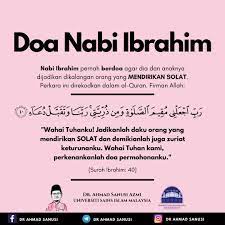 Setiap orang tua yang telah mempunyai anak. Doa Para Nabi Dalam Quran Makan Sedap Johor Facebook