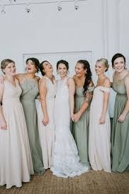 Mix And Match Bridesmaids Dresses Sage Green And Blush Bridesmaid Dresses Tara Raft In 2020 Sage Bridesmaid Dresses Mixed Bridesmaid Dresses Blush Bridesmaid Dresses
