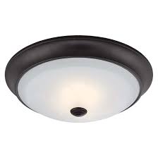 Bronze flush mount ceiling light led. Uberhaus Dimmable Flush Mount Light Led Oiled Bronze Led1001a 34 Rona