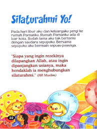 Menghubungkan Silaturahmi Akan Memanjangkan Usia Dan Melapangkan Rezeki Buku Anak Membaca Buku Buku
