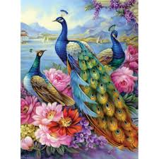 Maybe you would like to learn more about one of these? Peacocks 300 Large Piece Jigsaw Puzzle Bits And Pieces
