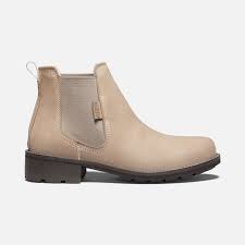 Keen damenschuh stiefel stiefelette stiefelette oregon city chelsea 1023758 snuff tibetan red sportlicher chelsea boots für damen in schönem braun mit weinroten details verziert aus obermaterial rusticalem fettleder. Women S Leather Chelsea Boots Oregon City Keen Footwear