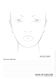 Face Chart In 2019 Makeup Face Charts Face Template