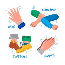 Download Non Contact Greetings Concept For Free In 2020 Preschool Activities School Signs Nurse Art