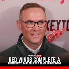 Interesting move by the Red Wings 👇 ... Details in the comments:
