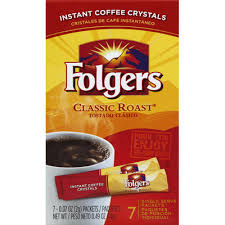 (classic decaf instant coffee crystals) classic decaf instant coffee crystals folgers 025500801179. Folgers Instant Coffee Crystals Classic Roast Single Serve Packets 7 Ct Instacart