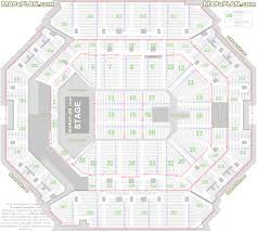 barclays center brooklyn detailed seat numbers concert